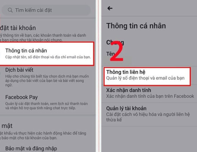 Cách hack facebook bằng việc đổi số điện thoại