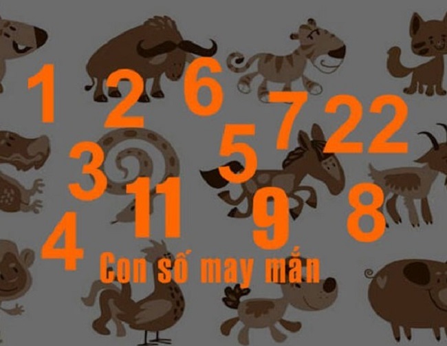 Con số may mắn 12 con giáp