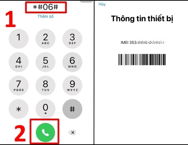 Kiểm tra IMEI trên Iphone, Ipad bằng cách gọi điện