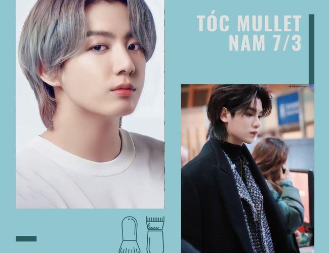 Tóc mullet nam 7/3