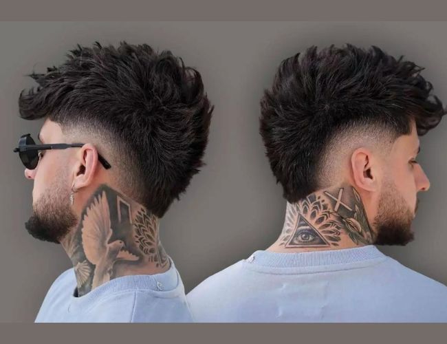 Tóc Short Quiff Mullet