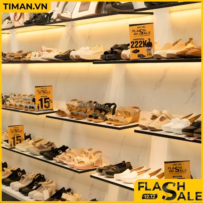 Khuyến mãi lớn 12/12 tại shop giày 1wbet