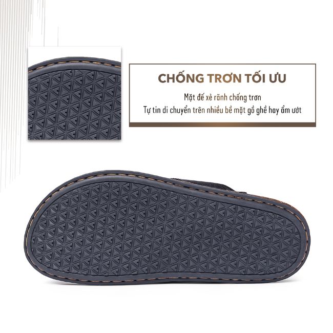 Dép xỏ ngón nam DL25 đế cao su chống trơn