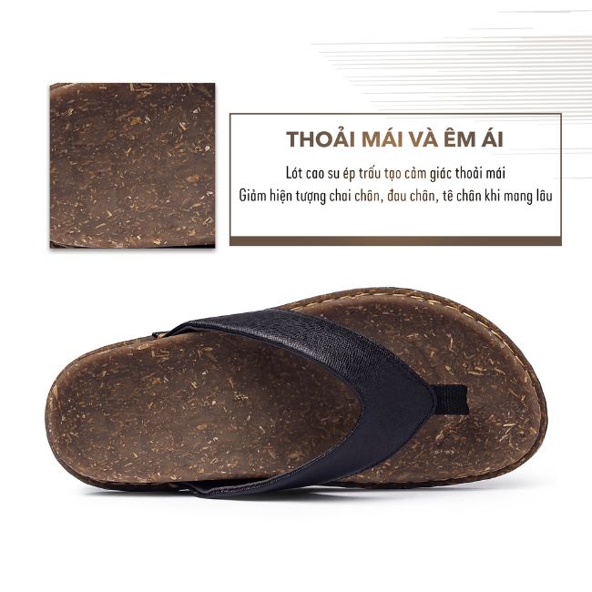 Dép xỏ ngón nam DL25 thiết kế tối giản, thoải mái