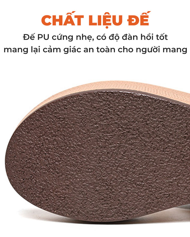 Dép đế xuồng nữ TM-DX502 đế chống trơn trượt tốt