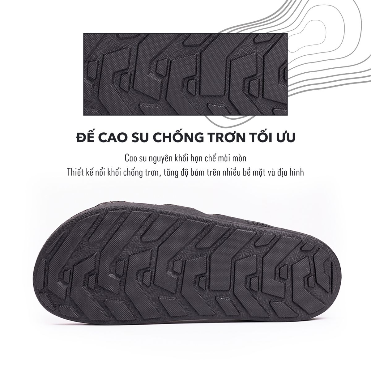 Dép quai ngang nam TM-DK07 đế chống trơn trượt