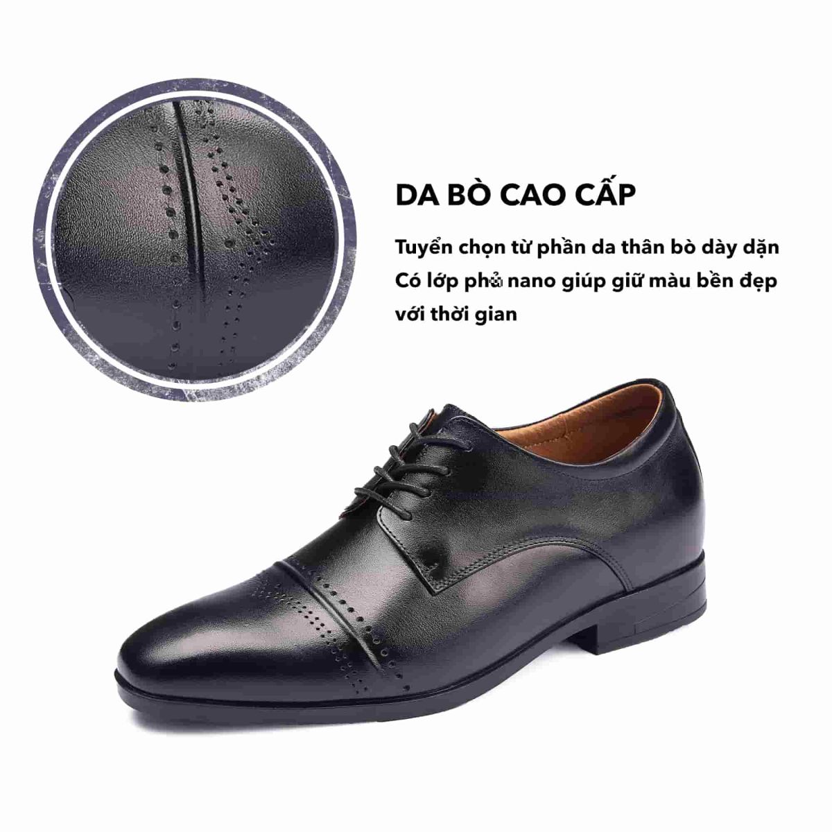 Giày casual nam NC09 da bò cao cấp