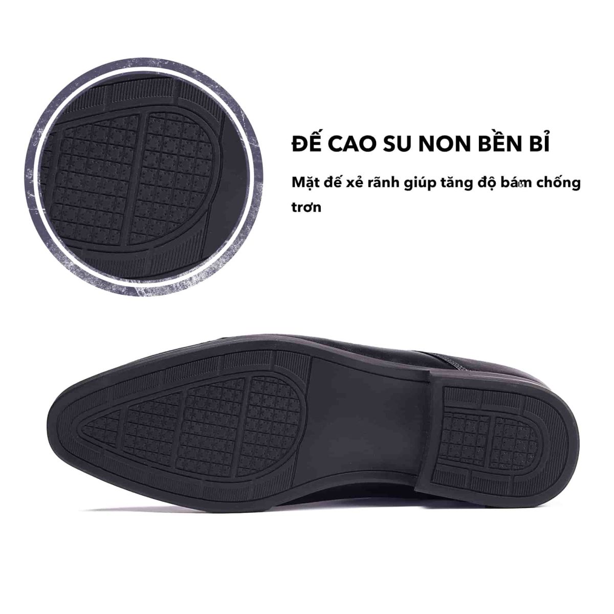 Giày casual nam NC09 đế giày chắc chắn