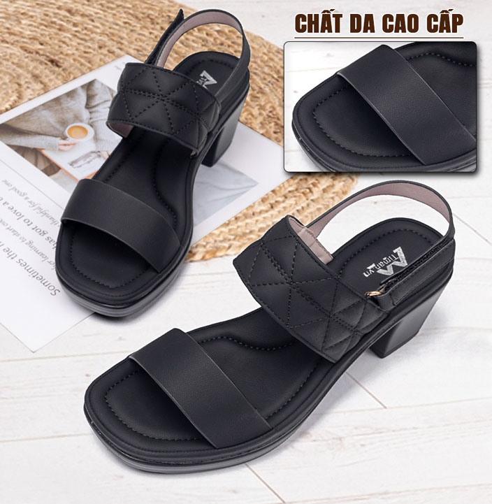 Giày sandal nữ TM-XS46 chất da cao cấp