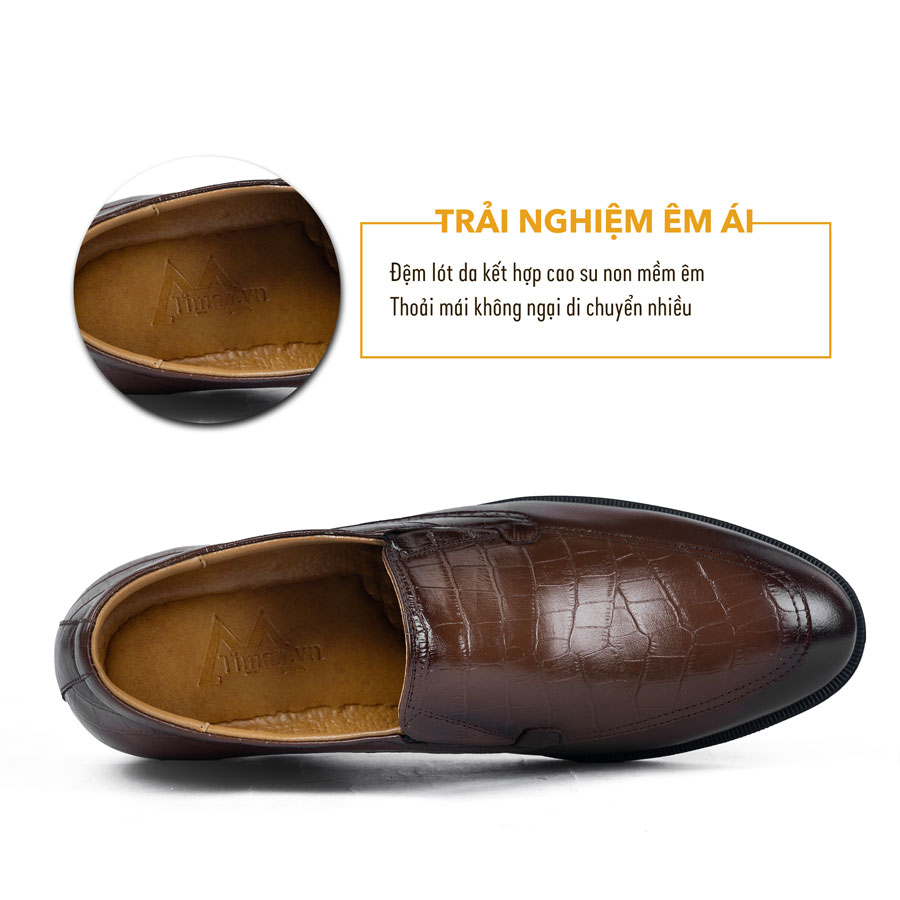 Giày tây nam GT99 đệm lót da êm ái