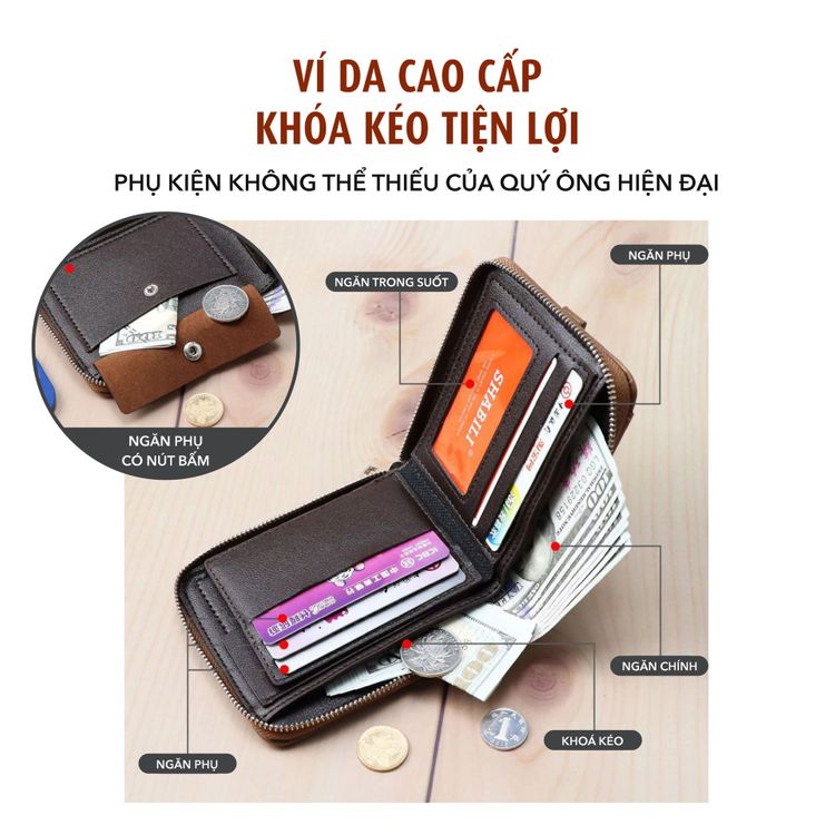 Ví da nam MB04 đặc tính sản phẩm