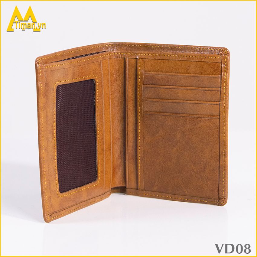 Ví da nam VD08 kích thước ví hiện đại