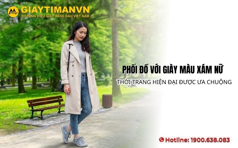 Làm Chủ Mọi Ánh Nhìn Với Cách Phối Đồ Với Giày Màu Xám Nữ Đẹp