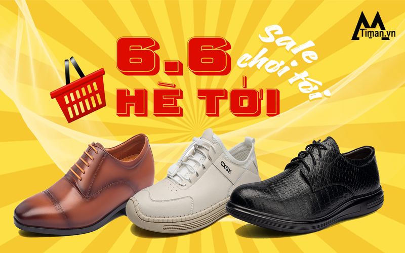 Siêu Sale 6.6: Giày Dép, Phụ Kiện Hàng Hiệu Giảm Cực Sốc