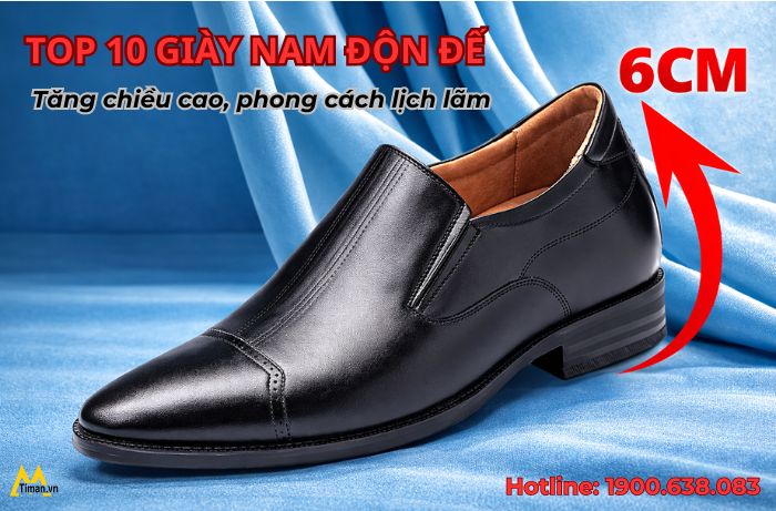 Tổng Hợp 10 Giày Nam Độn Đế Hàng Hiệu, Đi Êm Chân, Giá Tốt